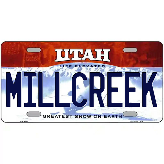 Millcreek Utah Metal Sign