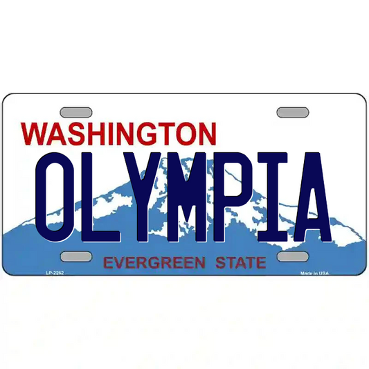 Olympia Washington Metal Sign