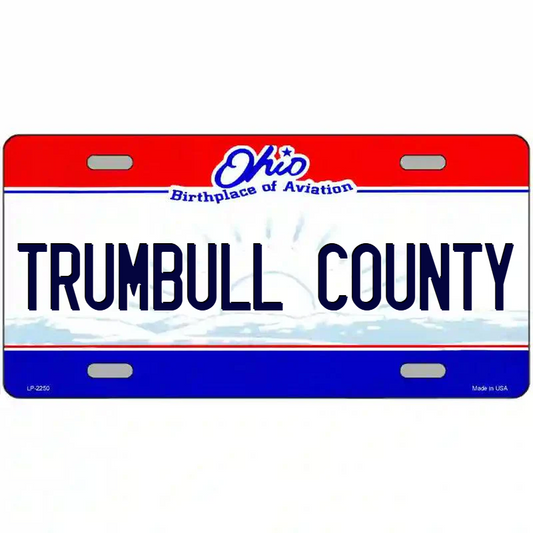 Trumbull County Ohio Metal Sign