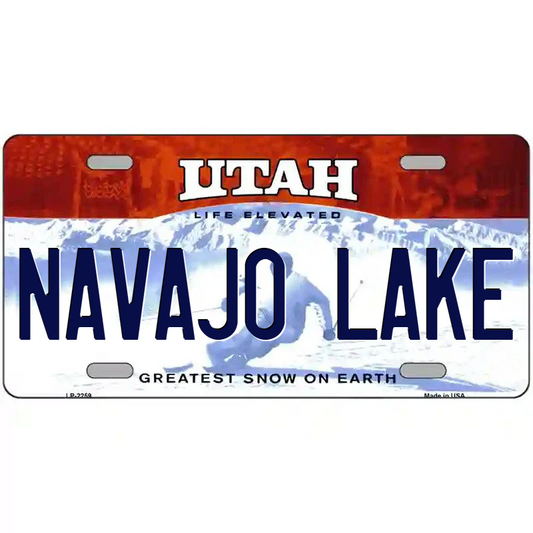 Navajo Lake Utah Metal Sign