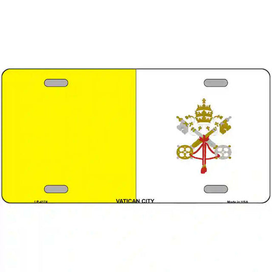 Vatican City Flag Metal Sign