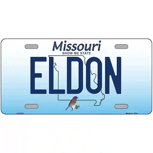 Eldon Missouri Metal Sign
