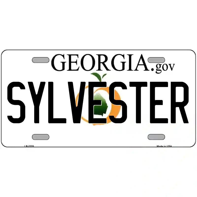 Sylvester Georgia Metal Sign