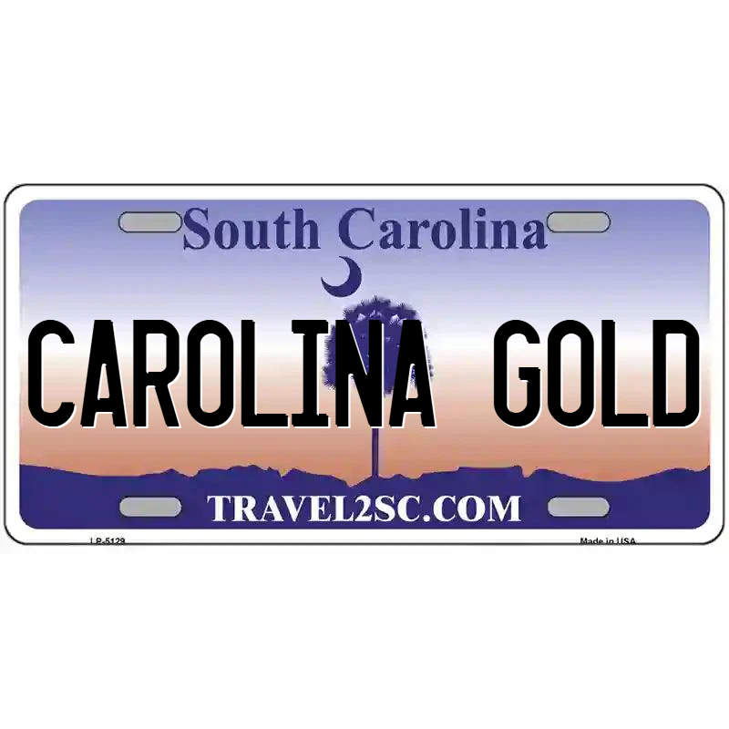 Carolina Gold South Carolina Metal Sign