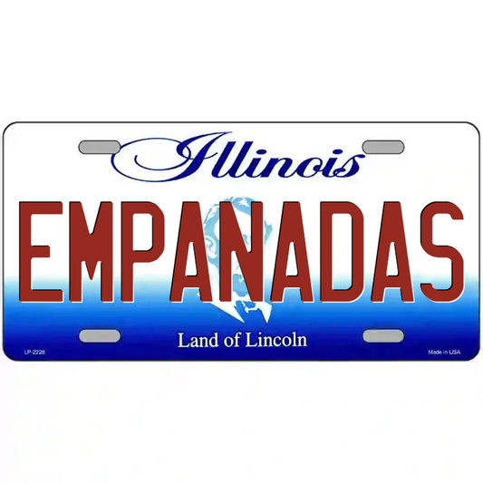 Empanadas Illinois Metal Sign