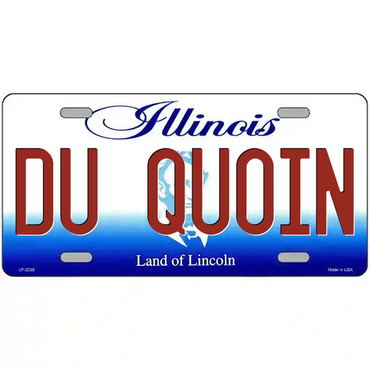 Du Quoin Illinois Metal Sign