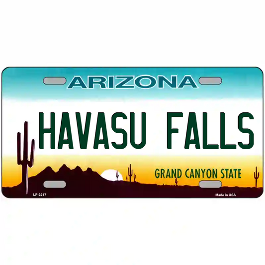 Havasu Falls Arizona Metal Sign