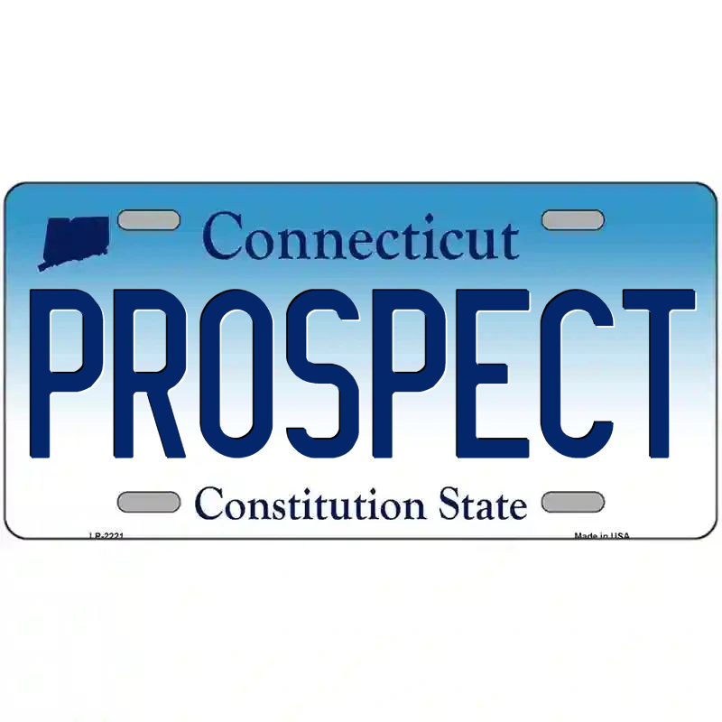 Prospect Connecticut Metal Sign