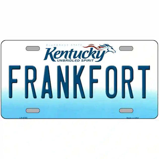 Frankfort Kentucky Metal Sign
