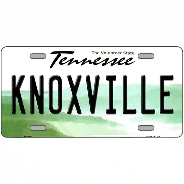 Knoxville Tennessee Metal Sign