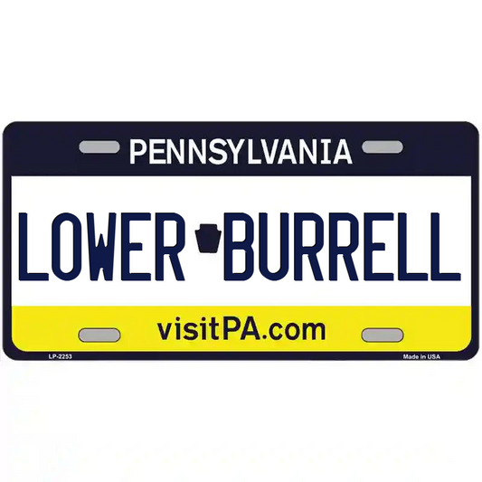 Lower Burrell Pennsylvania Metal Sign