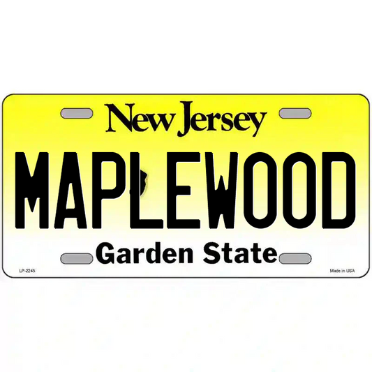 Maplewood New Jersey Metal Sign