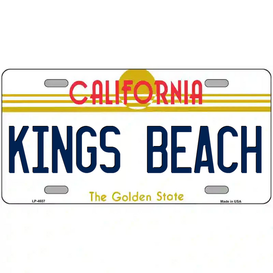 Kings Beach California Metal Sign