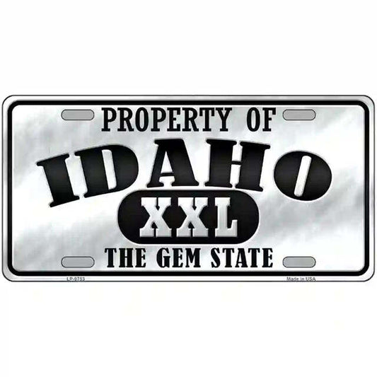 Property of Idaho The Gem State Metal Sign
