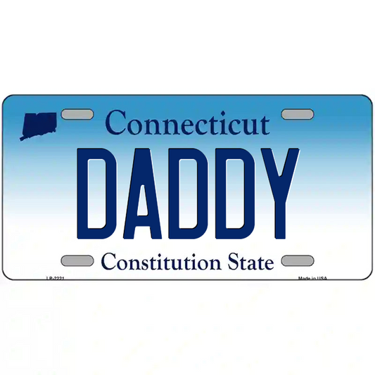 Daddy Connecticut Metal Sign