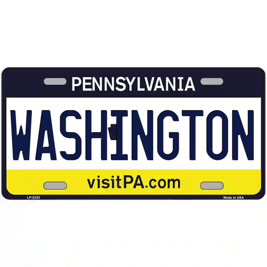 Washington Pennsylvania Metal Sign