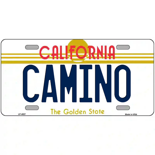 Camino California Metal Sign