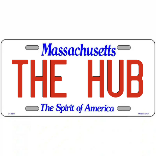 The Hub Massachusetts Metal Sign