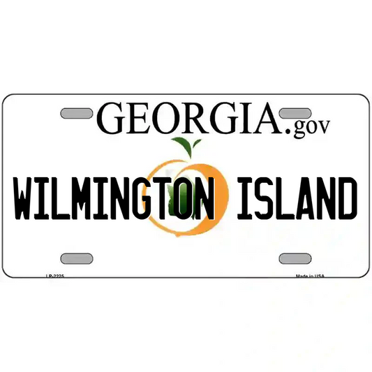 Wilmington Island Georgia Metal Sign