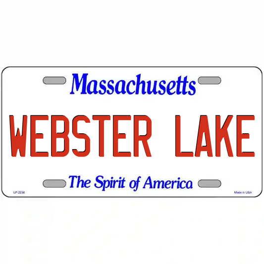Webster Lake Massachusetts Metal Sign