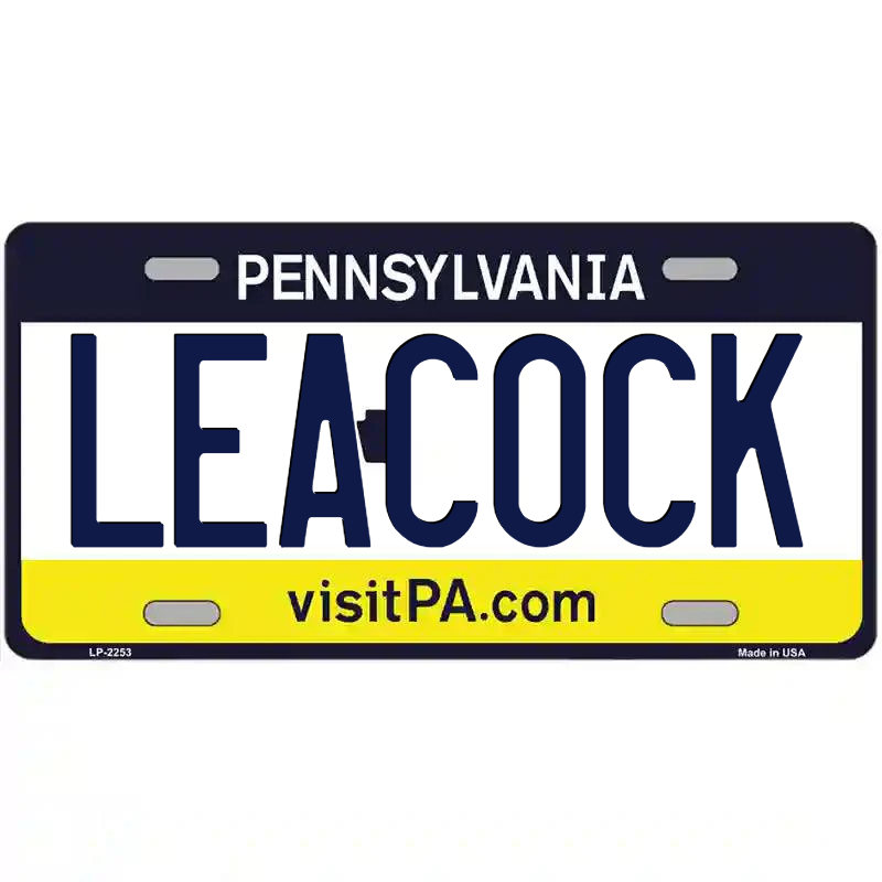 Leacock Pennsylvania Metal Sign
