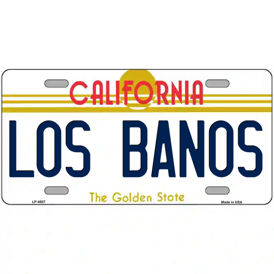 Los Banos California Metal Sign