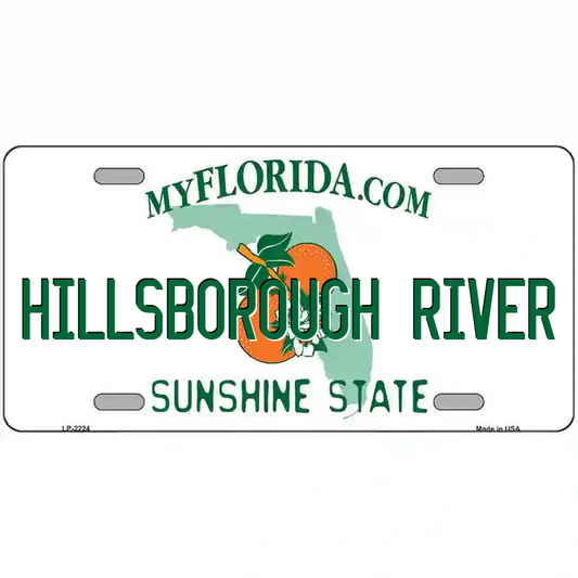 Hillsborough River Florida Metal Sign
