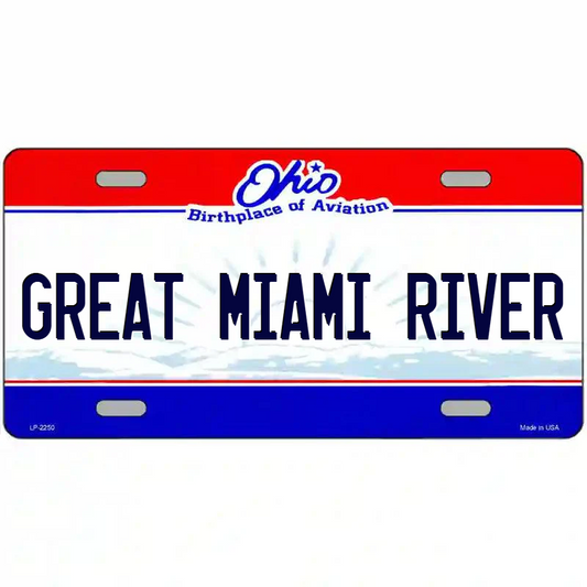 Great Miami River Ohio Metal Sign