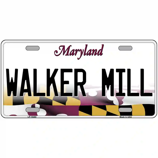Walker Mill Maryland Metal Sign