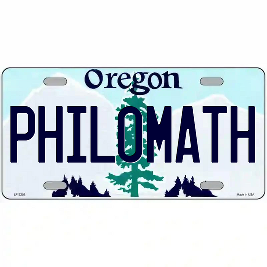 Philomath Oregon Metal Sign