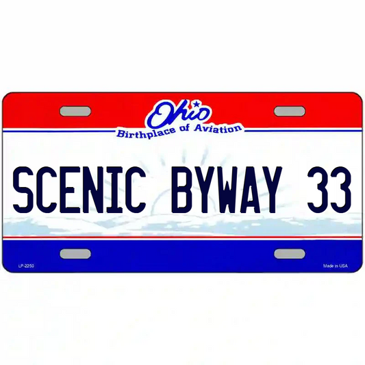 Scenic Byway 33 Ohio Metal Sign