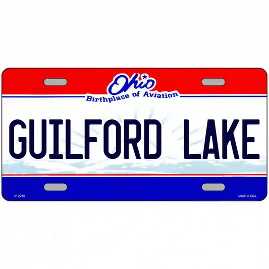 Guilford Lake Ohio Metal Sign