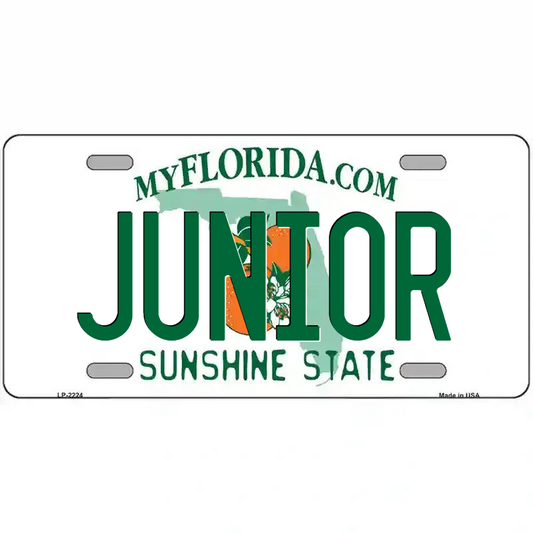 Junior Florida Metal Sign
