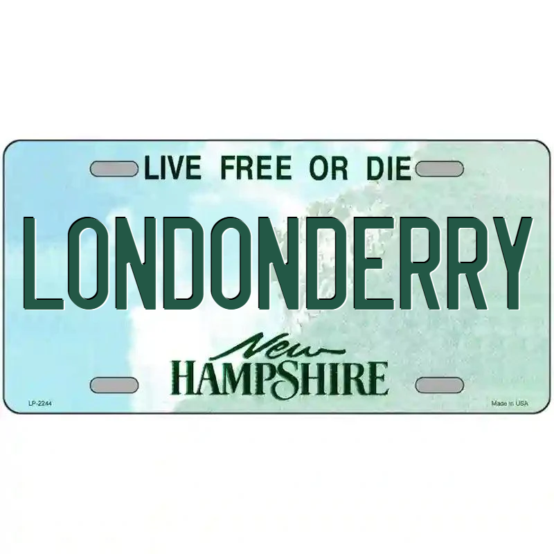 Londonderry New Hampshire Metal Sign