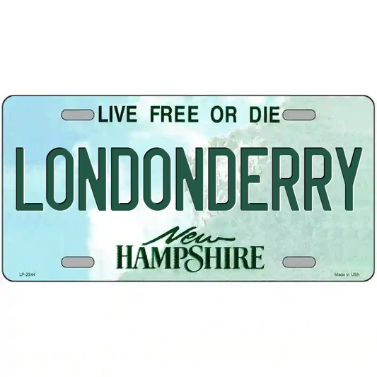 Londonderry New Hampshire Metal Sign