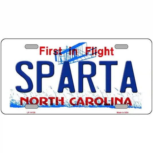 Sparta North Carolina Metal Sign