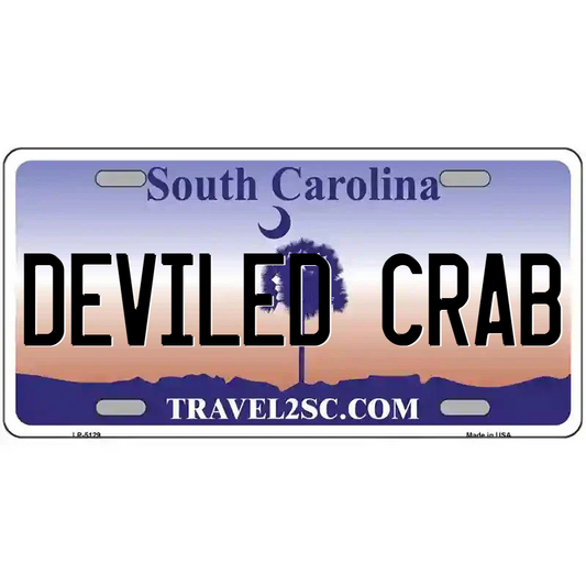 Deviled Crab South Carolina Metal Sign