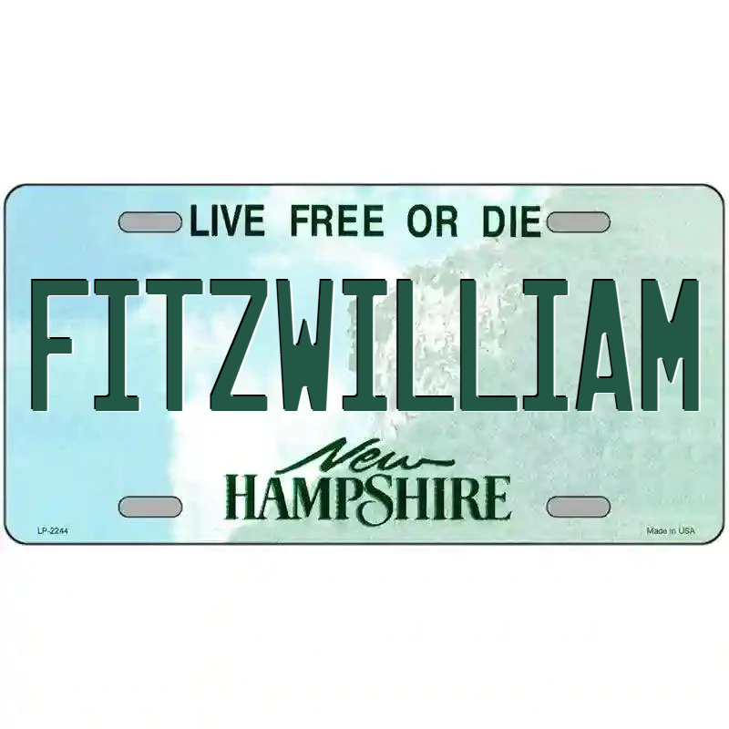 Fitzwilliam New Hampshire Metal Sign