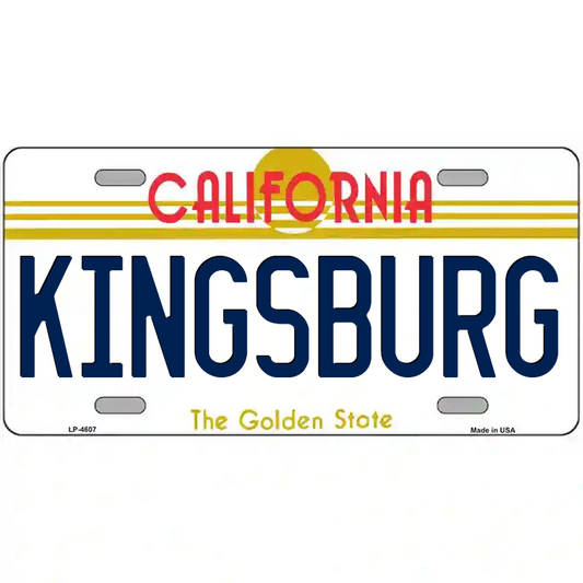 Kingsburg California Metal Sign