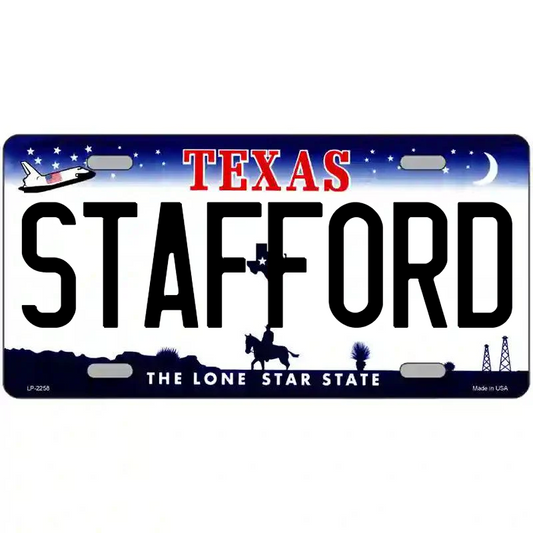 Stafford Texas Metal Sign