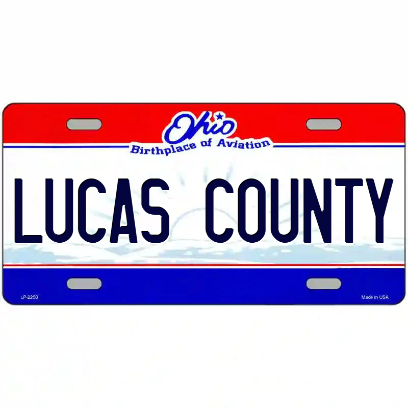 Lucas County Ohio Metal Sign