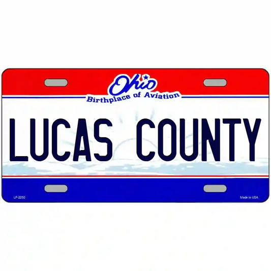 Lucas County Ohio Metal Sign