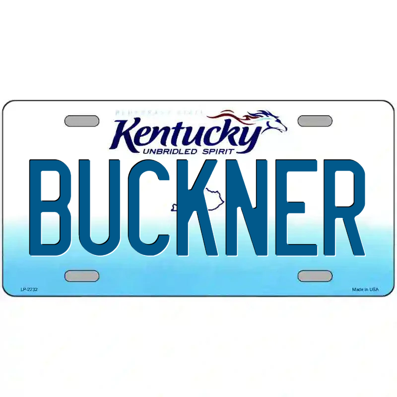 Buckner Kentucky Metal Sign