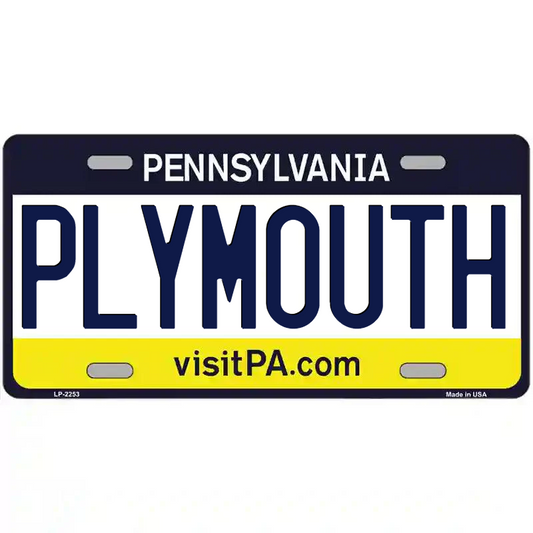Plymouth Pennsylvania Metal Sign