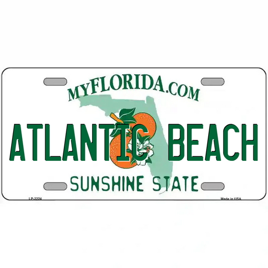 Atlantic Beach Florida Metal Sign