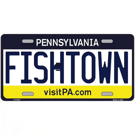 Fishtown Pennsylvania Metal Sign