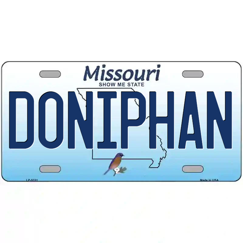 Doniphan Missouri Metal Sign