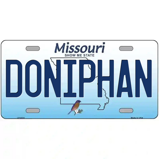 Doniphan Missouri Metal Sign
