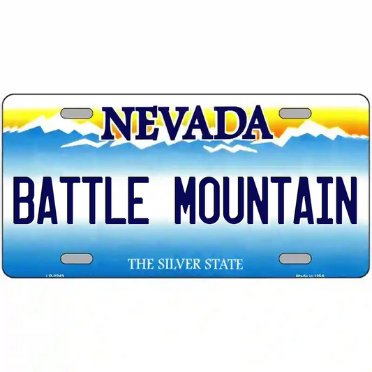 Battle Mountain Nevada Metal Sign
