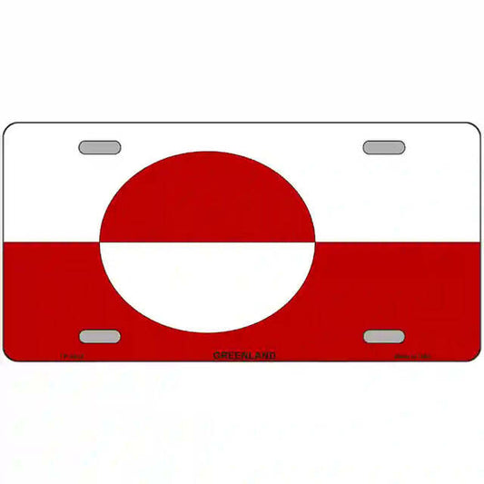 Greenland Flag Metal Sign